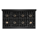 ZLINE 48 in. 6.7 cu. ft. Classic Gas Range with 8 Burner DuoPro™ Cooktop and Dual Ovens in Black Stainless Steel, Open Box-Good Condition