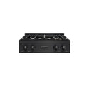 ZLINE 30 in. Classic Gas Rangetop with 4 Burners and Porcelain Cooktop in Black Stainless Steel (RTB2-30)