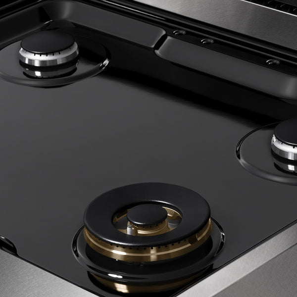 ZLINE 30 in. Legacy Gas Rangetop with 4 Burners and Porcelain Cooktop in Satin Stainless Steel (RTS-30)