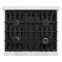 ZLINE 30 in. Legacy Gas Rangetop with 4 Burners and Porcelain Cooktop in Satin Stainless Steel (RTS-30)