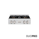ZLINE 30 in. Classic Gas Rangetop with 4 Burner DuoPro™ Cooktop in Satin Stainless Steel, Open Box-Good Condition