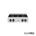 ZLINE Autograph Edition 30 in. Classic Gas Rangetop with 4 Burner DuoPro™ Cooktop in Satin Stainless Steel and Matte Black Accents, Open Box-Great Condition