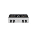 ZLINE Autograph Edition 30 in. Classic Gas Rangetop with 4 Burner DuoPro™ Cooktop in Satin Stainless Steel and Matte Black Accents, Open Box-Great Condition