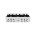 ZLINE 36 in. Classic Gas Rangetop with 6 Burner DuoPro™ Cooktop in Satin Stainless Steel (PCRTS-36)