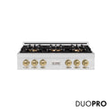 ZLINE Autograph Edition 36 in. Classic Gas Rangetop with 6 Burner DuoPro™ Cooktop in Satin Stainless Steel and Champagne Bronze Accents, Open Box-Great Condition