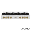 ZLINE Autograph Edition 48 in. Classic Gas Rangetop with 8 Burner DuoPro™ Cooktop in Satin Stainless Steel and Champagne Bronze Accents, Open Box-Good Condition