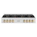 ZLINE Autograph Edition 48 in. Classic Gas Rangetop with 8 Burner DuoPro™ Cooktop in Satin Stainless Steel and Polished Gold Accents, Open Box-Good Condition