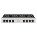 ZLINE Autograph Edition 48 in. Classic Gas Rangetop with 8 Burner DuoPro™ Cooktop in Satin Stainless Steel and Matte Black Accents, Open Box-Good Condition