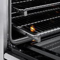 ZLINE Autograph Edition 48 in. 6.7 cu. ft. Classic Dual Fuel Range with 8 Burner DuoPro™ Cooktop and Dual Ovens in Satin Stainless Steel and Champagne Bronze Accents (PCDRSZ-48-CB)