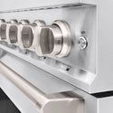 ZLINE 48 in. 6.7 cu. ft. Classic Gas Range with 8 Burner DuoPro™ Cooktop and Dual Ovens in Satin Stainless Steel (PCGRS-48)