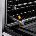 ZLINE 48 in. 6.7 cu. ft. Classic Gas Range with 8 Burner DuoPro™ Cooktop and Dual Ovens in Satin Stainless Steel, Open Box-Good Condition