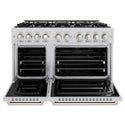 ZLINE 48 in. 6.7 cu. ft. Classic Double Oven Dual Fuel Range with 8 Burner Gas Cooktop in Stainless Steel, Open Box-Great Condition