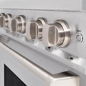 ZLINE 30 in. 4.2 cu. ft. Classic Gas Range with 4 Burner Cooktop and Convection Gas Oven in Stainless Steel, Open Box-Great Condition