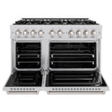 ZLINE 48 in. 6.7 cu. ft. Classic Double Oven Gas Range with 8 Burner Cooktop in Stainless Steel, Open Box-Great Condition