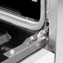 ZLINE Autograph Edition 36 in. 5.2 cu. ft. Classic Gas Range with 6 Burner Cooktop and Convection Gas Oven in Stainless Steel with White Matte Door and Champagne Bronze Accents, Open Box-Great Condition
