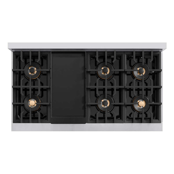 ZLINE 48 in. 6.7 cu. ft. Classic Dual Fuel Range with 8 Burner DuoPro™ Cooktop and Dual Ovens in Stainless Steel, Open Box-Good Condition