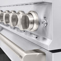 ZLINE 48 in. 6.7 cu. ft. Classic Dual Fuel Range with 8 Burner DuoPro™ Cooktop and Dual Ovens in Stainless Steel, Open Box-Good Condition