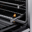 ZLINE 48 in. 6.7 cu. ft. Classic Dual Fuel Range with 8 Burner DuoPro™ Cooktop and Dual Ovens in Stainless Steel, Open Box-Good Condition