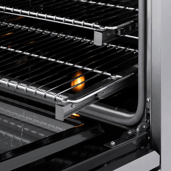 ZLINE 48 in. 6.7 cu. ft. Classic Dual Fuel Range with 8 Burner DuoPro™ Cooktop and Dual Ovens in Stainless Steel (PCDR48)