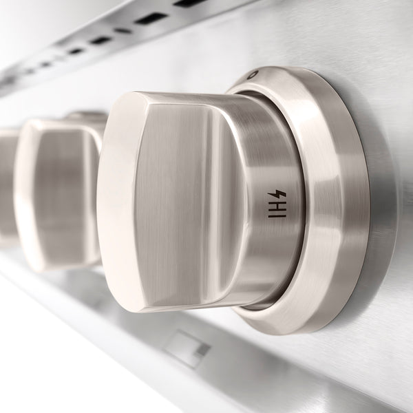 ZLINE 36 in. Classic Gas Rangetop with 6 Burners and Porcelain Cooktop in Stainless Steel with Griddle (RT-GR-36)