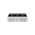 ZLINE 30 in. Classic Gas Rangetop with 4 Burner DuoPro™ Cooktop in Stainless Steel (PCRT30)