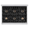 ZLINE 36 in. Classic Gas Rangetop with 6 Burner DuoPro™ Cooktop in Stainless Steel, Open Box-Good Condition