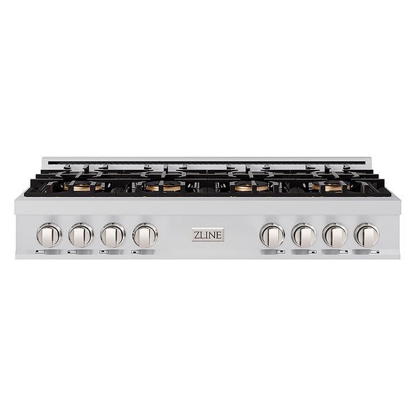 ZLINE 48 in. Classic Gas Rangetop with 8 Burner DuoPro™ Cooktop in Stainless Steel, Open Box-Great Condition