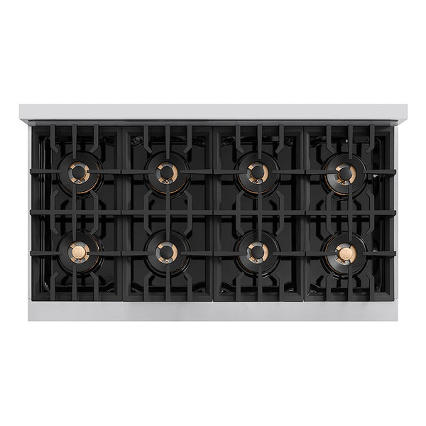 ZLINE 48 in. Classic Gas Rangetop with 8 Burner DuoPro™ Cooktop in Stainless Steel, Open Box-Good Condition