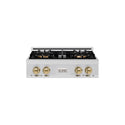 ZLINE Autograph Edition 30 in. Classic Gas Rangetop with 4 Burner DuoPro™ Cooktop in Stainless Steel and Champagne Bronze Accents (PCRTZ-30-CB)