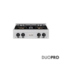 ZLINE Autograph Edition 30 in. Classic Gas Rangetop with 4 Burner DuoPro™ Cooktop in Stainless Steel and Matte Black Accents, Open Box-Good Condition