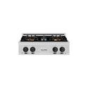 ZLINE Autograph Edition 30 in. Classic Gas Rangetop with 4 Burner DuoPro™ Cooktop in Stainless Steel and Matte Black Accents, Open Box-Great Condition
