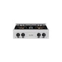 ZLINE Autograph Edition 30 in. Classic Gas Rangetop with 4 Burner DuoPro™ Cooktop in Stainless Steel and Matte Black Accents, Open Box-Good Condition