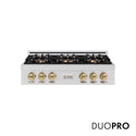 ZLINE Autograph Edition 36 in. Classic Gas Rangetop with 6 Burner DuoPro™ Cooktop in Stainless Steel and Champagne Bronze Accents, Open Box-Good Condition