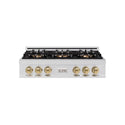 ZLINE Autograph Edition 36 in. Classic Gas Rangetop with 6 Burner DuoPro™ Cooktop in Stainless Steel and Champagne Bronze Accents, Open Box-Good Condition