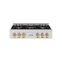 ZLINE Autograph Edition 36 in. Classic Gas Rangetop with 6 Burner DuoPro™ Cooktop in Stainless Steel and Champagne Bronze Accents, Open Box-Great Condition