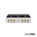 ZLINE Autograph Edition 36 in. Classic Gas Rangetop with 6 Burner DuoPro™ Cooktop in Stainless Steel and Polished Gold Accents, Open Box-Great Condition