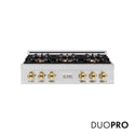ZLINE Autograph Edition 36 in. Classic Gas Rangetop with 6 Burner DuoPro™ Cooktop in Stainless Steel and Polished Gold Accents, Open Box-Good Condition