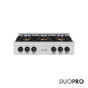ZLINE Autograph Edition 36 in. Classic Gas Rangetop with 6 Burner DuoPro™ Cooktop in Stainless Steel and Matte Black Accents, Open Box-Good Condition