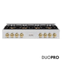 ZLINE Autograph Edition 48 in. Classic Gas Rangetop with 8 Burner DuoPro™ Cooktop in Stainless Steel and Champagne Bronze Accents (PCRTZ-48-CB)