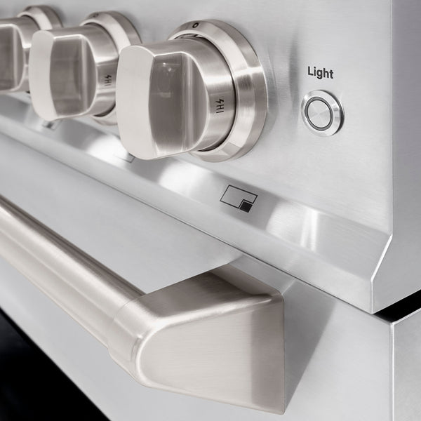 ZLINE 36 in. 5.2 cu. ft. Classic Gas Range with 6 Burner DuoPro™ Cooktop and Convection Gas Oven in Stainless Steel (PCGR36)