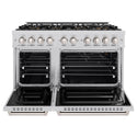 ZLINE 48 in. 6.7 cu. ft. Classic Gas Range with 8 Burner DuoPro™ Cooktop and Dual Ovens in Stainless Steel, Open Box-Good Condition