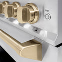 ZLINE Autograph Edition 36 in. 5.2 cu. ft. Classic Gas Range with 6 Burner DuoPro™ Cooktop and Convection Gas Oven in Stainless Steel and Champagne Bronze Accents (PCGRZ-36-CB)