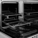 ZLINE Autograph Edition 48 in. 6.7 cu. ft. Classic Gas Range with 8 Burner DuoPro™ Cooktop and Dual Ovens in Stainless Steel and Champagne Bronze Accents (PCGRZ-48-CB)