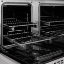 ZLINE Autograph Edition 48 in. 6.7 cu. ft. Classic Gas Range with 8 Burner DuoPro™ Cooktop and Dual Ovens in Stainless Steel and Champagne Bronze Accents, Open Box-Good Condition