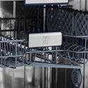 ZLINE 24" Tallac Series 3rd Rack Tall Tub Dishwasher in Blue Gloss with Stainless Steel Tub, 51dBa (DWV-BG-24)