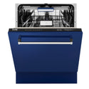 ZLINE 24" Tallac Series 3rd Rack Tall Tub Dishwasher in Blue Gloss with Stainless Steel Tub, 51dBa (DWV-BG-24)