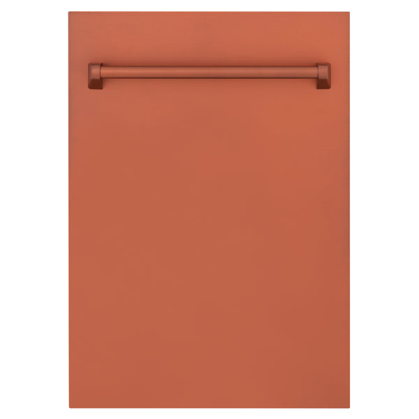 ZLINE 18" Tallac Dishwasher Panel in Copper with Traditional Handle (DPV-C-18)