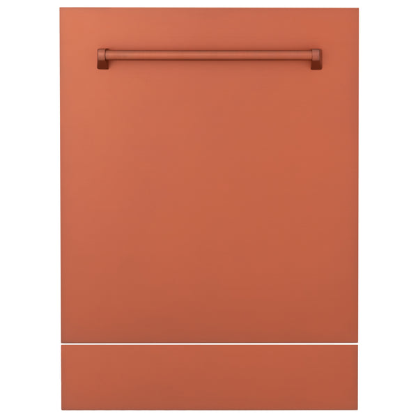 ZLINE 24" Tallac Dishwasher Panel in Copper with Traditional Handle (DPV-C-24)