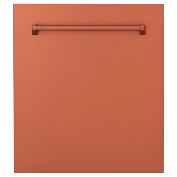 ZLINE 24" Tallac Dishwasher Panel in Copper with Traditional Handle (DPV-C-24)