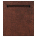 ZLINE 24" Tallac Dishwasher Panel in Hand-Hammered with Traditional Handle (DPV-HH-24)